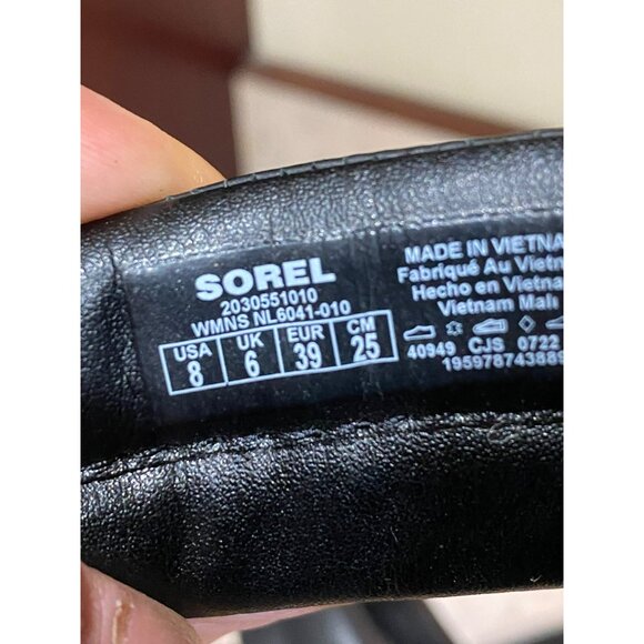 Sorel Womens Black Ella Puff II Padded Slide Sandals Size 8 Comfortable & Stylis - Picture 4 of 7